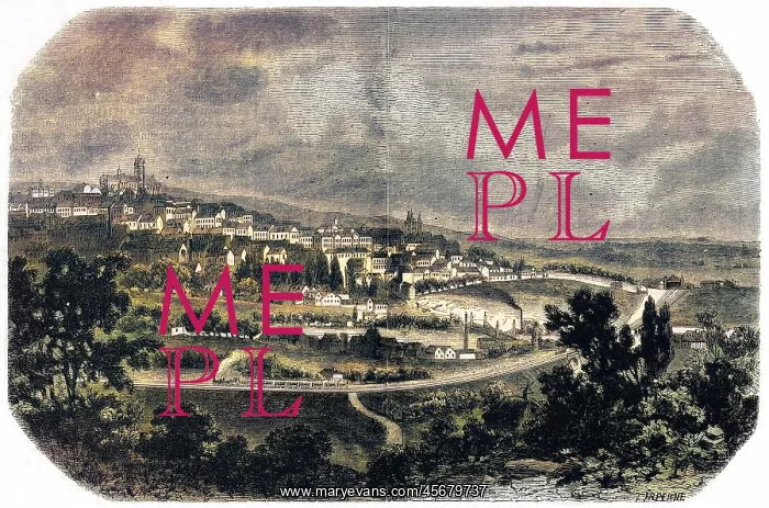 : VIEW OF LE MANS 1869 : VIEW OF LE MANS 1869