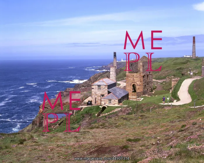 : View at Levant Mine, Pendeen, Cornwall : View at Levant Mine, Pendeen, Cornwall