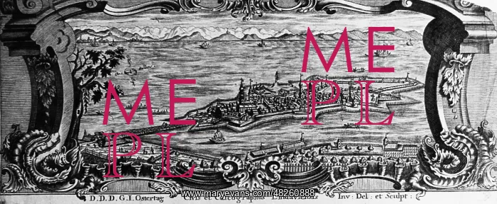 : View of Lindau, 18th century : View of Lindau, 18th century