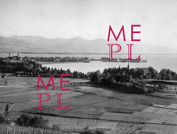 : View of Lindau in Lake Constance, 1903 : View of Lindau in Lake Constance, 1903