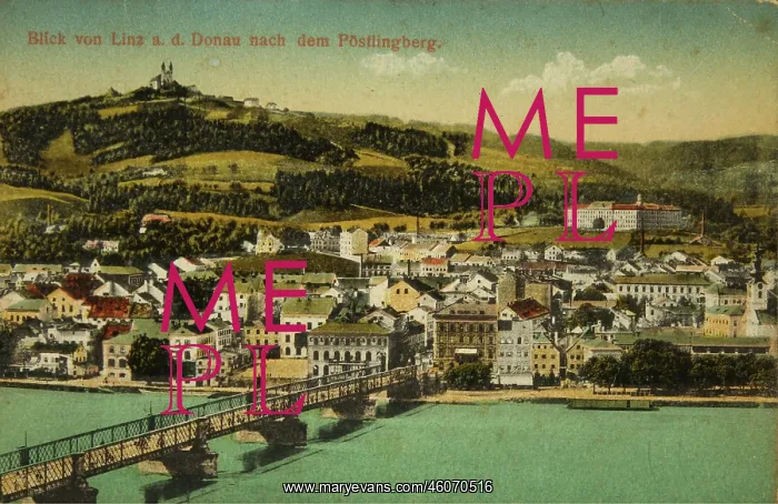: View from Linz on the Danube via the Danube : View from Linz on the Danube via the Danube