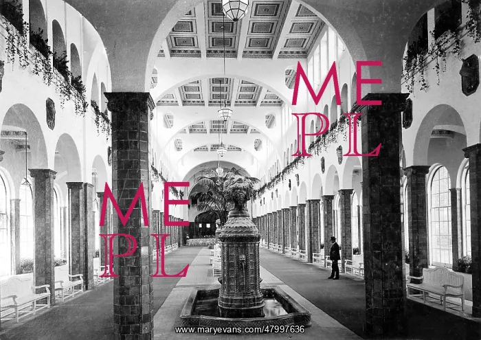 : View of the lobby of the spa in Bad Kissingen : View of the lobby of the spa in Bad Kissingen