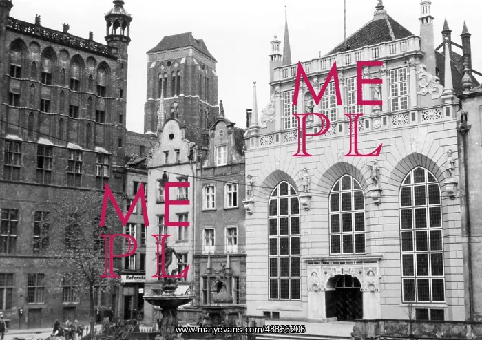 : View of the Long Market in Gdansk : View of the Long Market in Gdansk