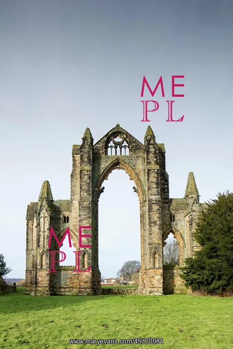 : View looking towards the east end of the ruined Priory : View looking towards the east end of the ruined Priory