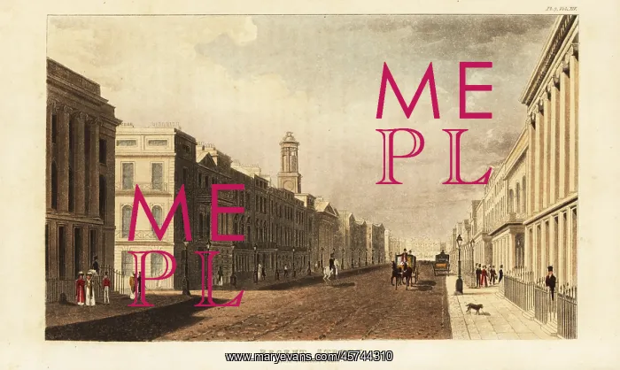 : View looking north up Regent Street from Waterloo : View looking north up Regent Street from Waterloo