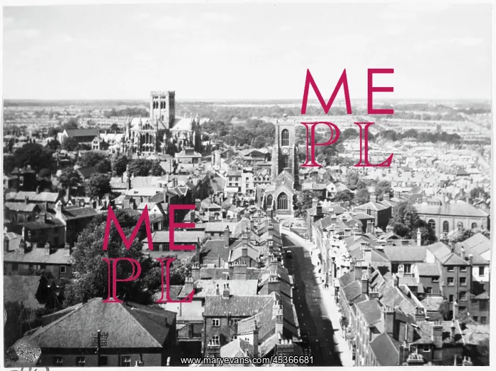 : A view looking west from the tower of the City : A view looking west from the tower of the City