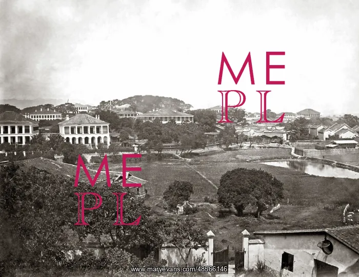 : View in Macau, circa 1880s