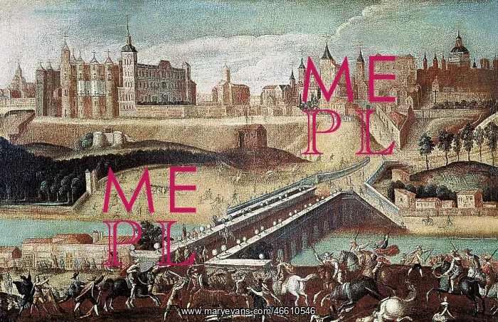 : View of Madrid, from the exit of the Segovia Bridge, with un : View of Madrid, from the exit of the Segovia Bridge, with un