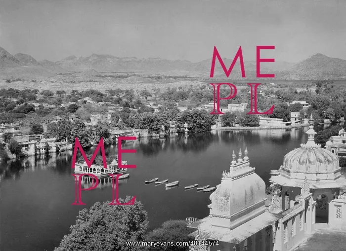 : View from the Maharana Palace in Udaipur : View from the Maharana Palace in Udaipur
