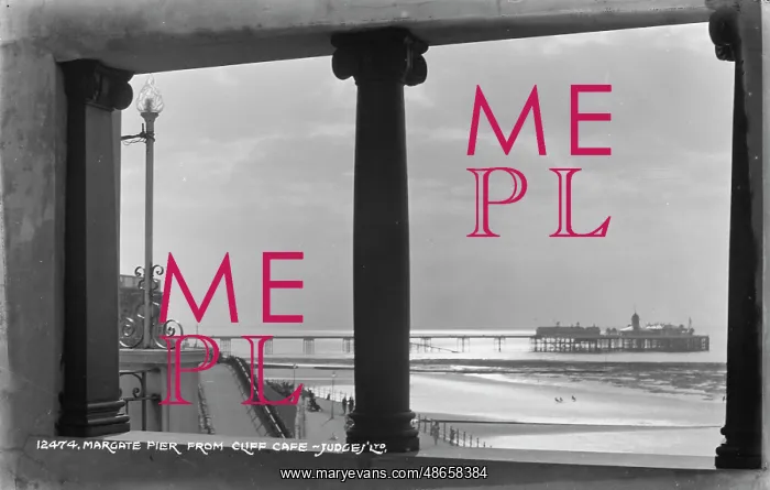 : View of Margate Pier from Cliff Cafe : View of Margate Pier from Cliff Cafe