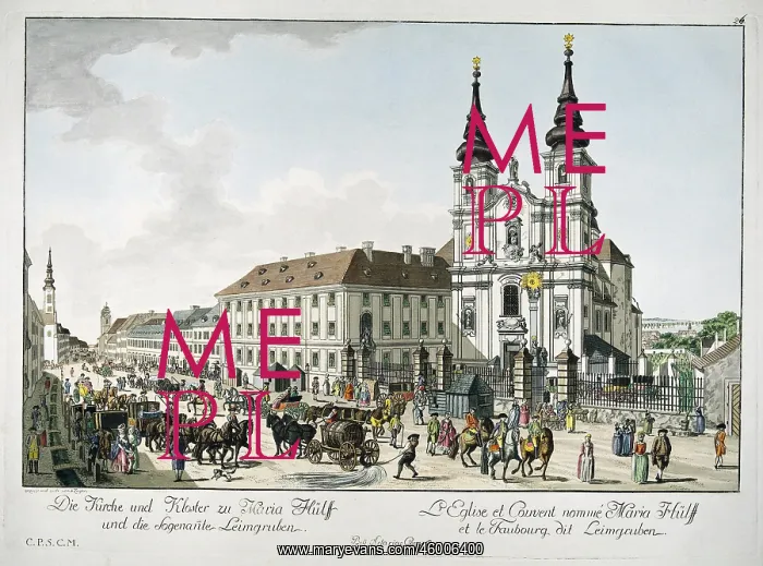 : View of the Mariahilferstrasse : View of the Mariahilferstrasse