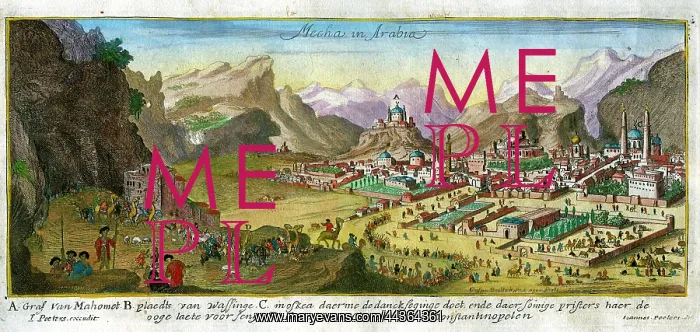  : View of Mecca in Arabia