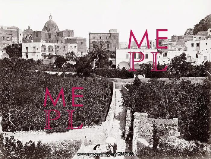 : View on the Mediterranean island of Capri, Italy : View on the Mediterranean island of Capri, Italy