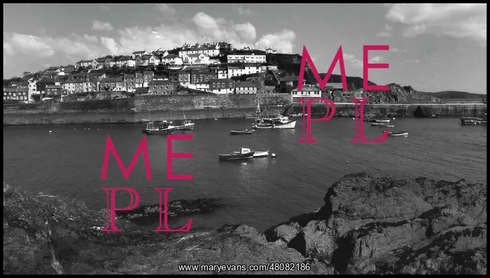  : View of Mevagissey harbour, Cornwall