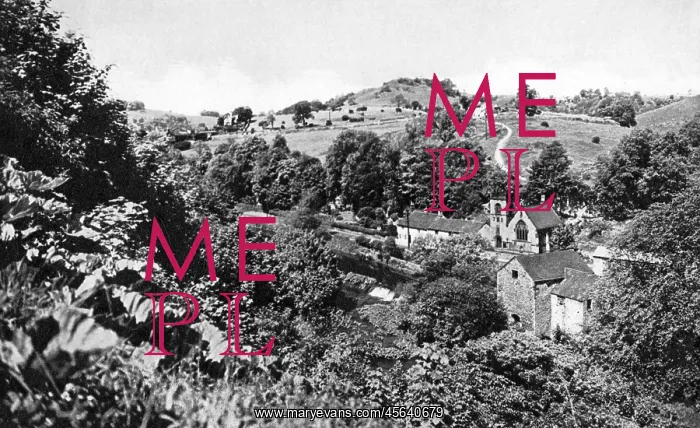 : View of Millers Dale, Derbyshire Peak District : View of Millers Dale, Derbyshire Peak District