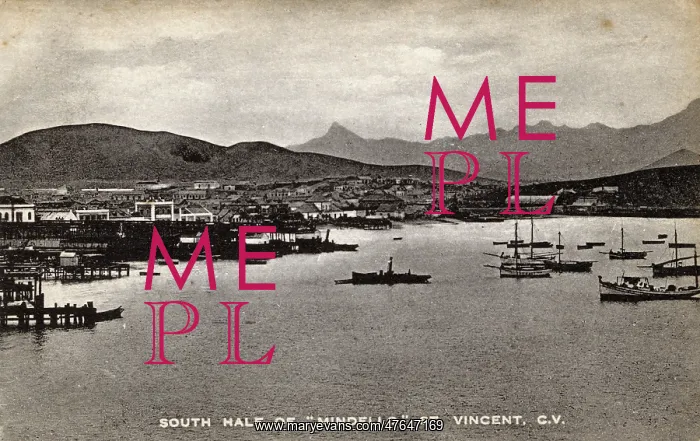 : View of Mindello, St Vincent Island, Cape Verde Islands : View of Mindello, St Vincent Island, Cape Verde Islands