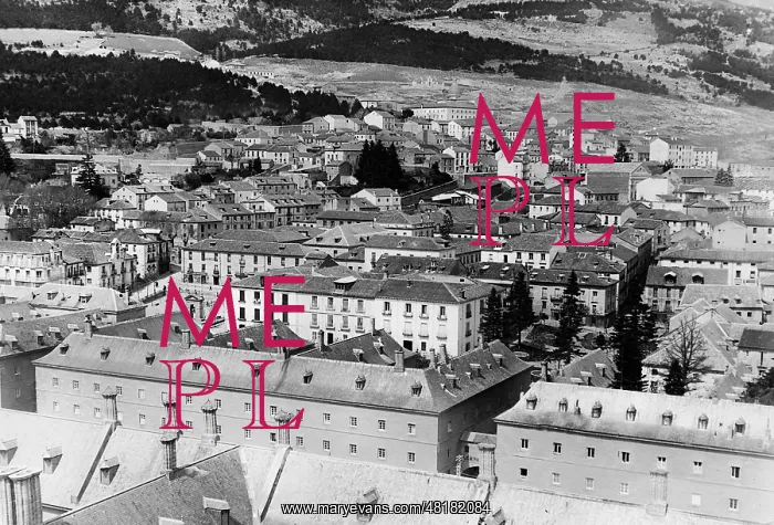 : View from the monastery of El Escorial, 1931 : View from the monastery of El Escorial, 1931