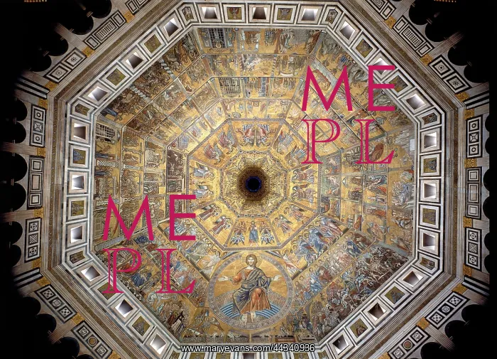 : Full view of the mosaic : Full view of the mosaic