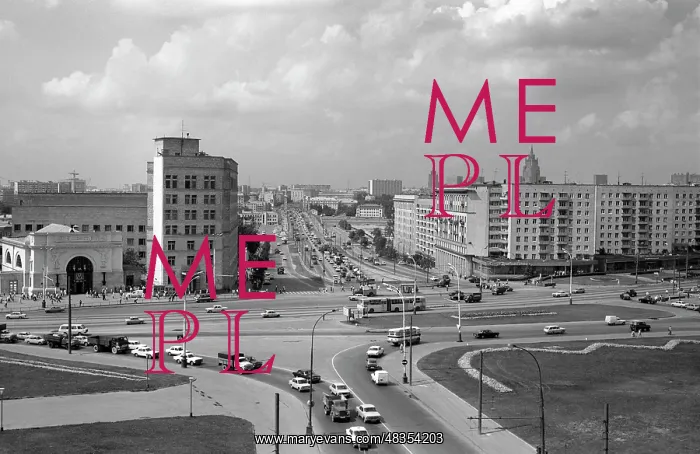 : View of Moscow, 1982 : View of Moscow, 1982