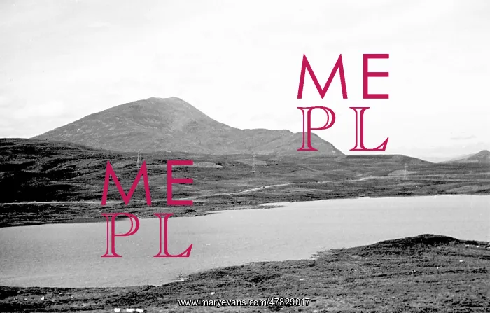 : View across a mountain loch : View across a mountain loch
