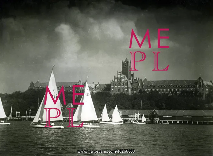 : View of the Naval Academy in Muerwik, 1938 : View of the Naval Academy in Muerwik, 1938
