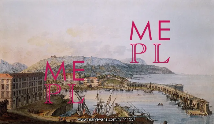 : View of Nice, France, with harbour and ships : View of Nice, France, with harbour and ships