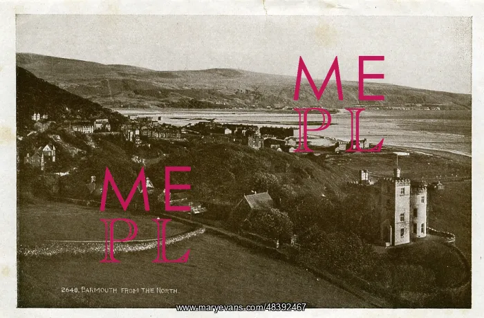 : View from the North, Barmouth, Glamorgan : View from the North, Barmouth, Glamorgan