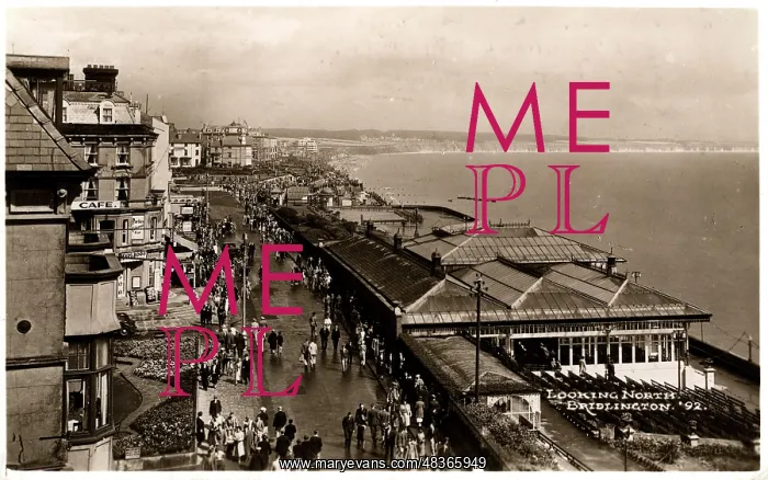 : View to North, Bridlington, Yorkshire : View to North, Bridlington, Yorkshire