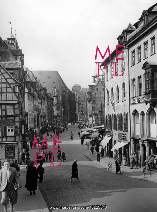 : View from the Nuremberg Fleischbruecke : View from the Nuremberg Fleischbruecke