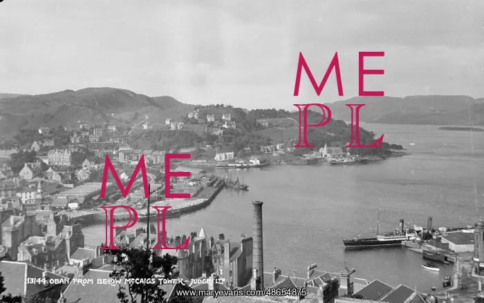 : View of Oban from McCaig's Tower : View of Oban from McCaig's Tower