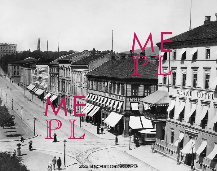 : View on Oslo, 1910 : View on Oslo, 1910