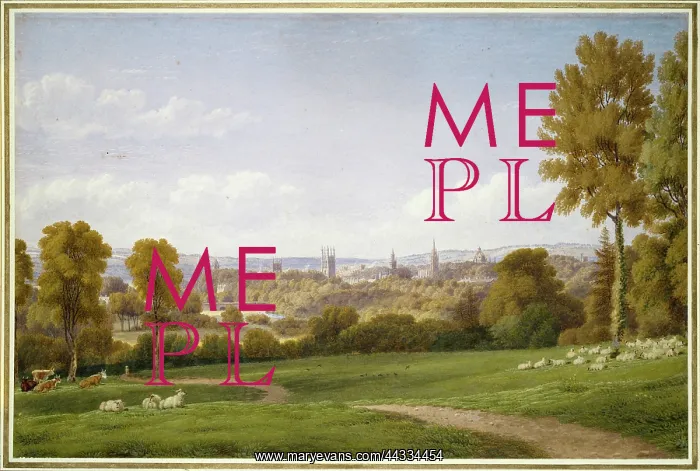 : View of Oxford from Headington : View of Oxford from Headington