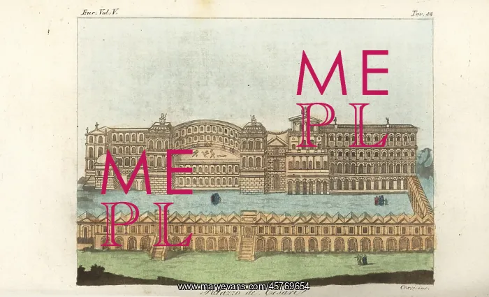 : View of Palace of the Caesars, Rome : View of Palace of the Caesars, Rome