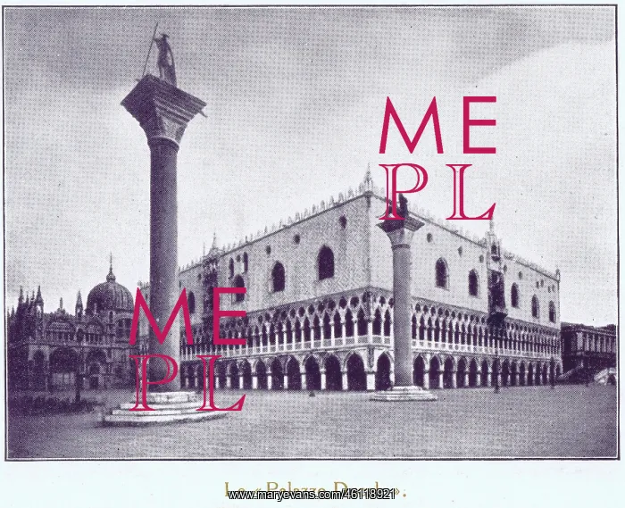  : A view of the Palazzo Ducale, Venice, 1929