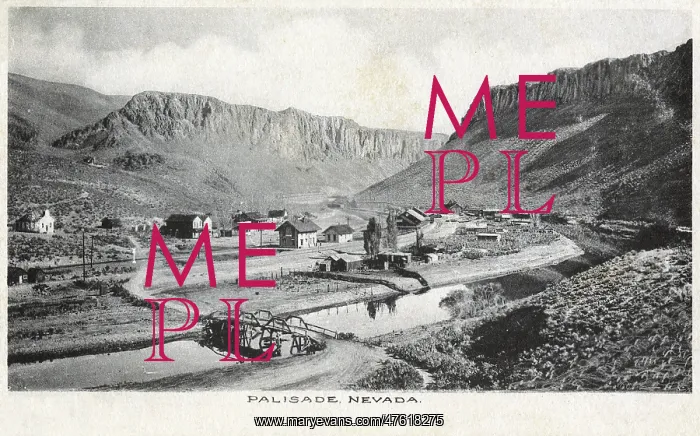  : View of Palisade, Nevada, USA