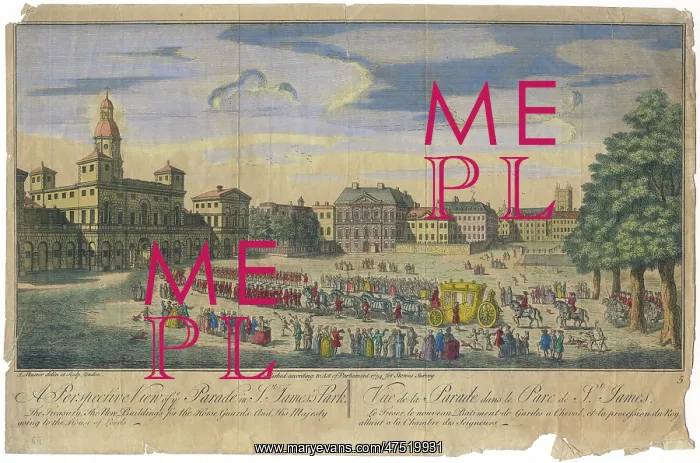 : View of a Parade at St James's Park : View of a Parade at St James's Park