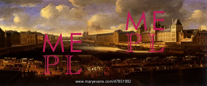  : View of Paris with the Louvre