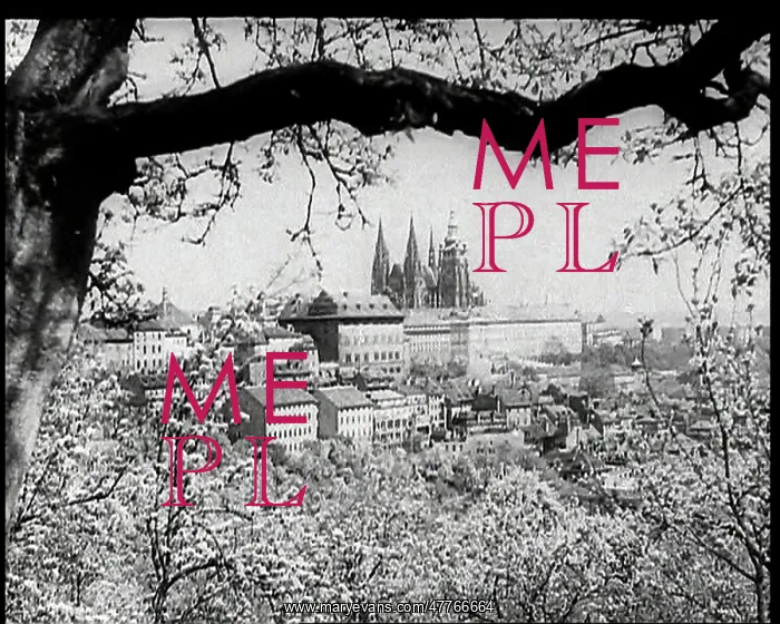 : A View From Petrin Hill Towards Prague Castle : A View From Petrin Hill Towards Prague Castle