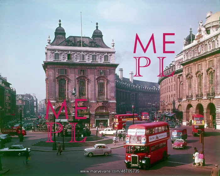  : View of Piccadilly Circus, London