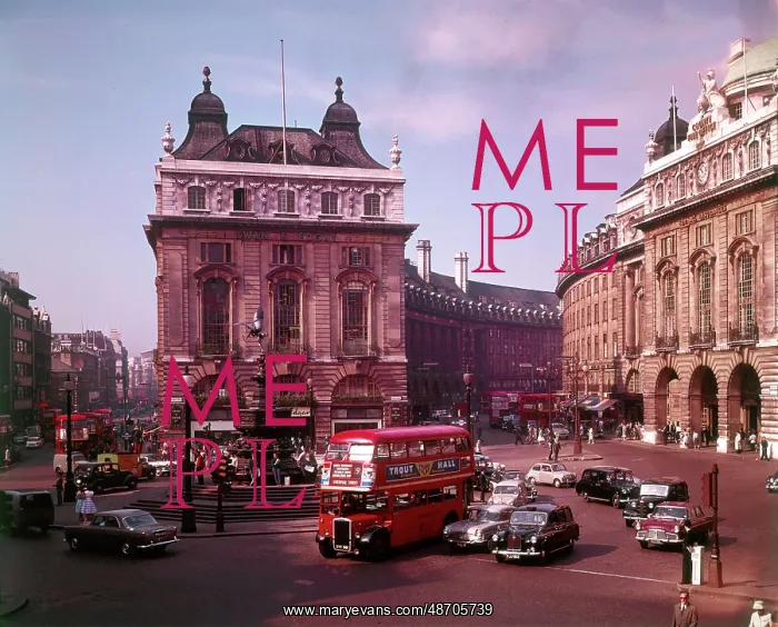  : View of Piccadilly Circus, London