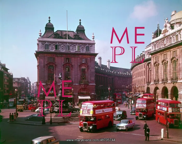  : View of Piccadilly Circus, London