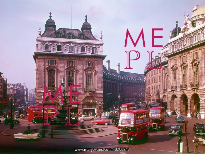  : View of Piccadilly Circus, London
