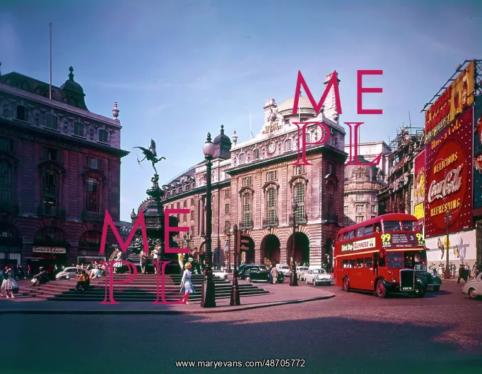  : View of Piccadilly Circus, London