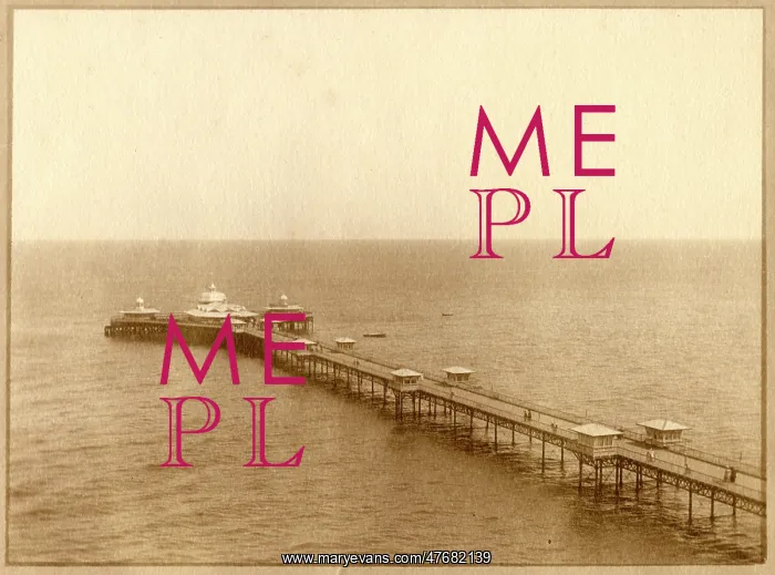  : View of the pier, Llandudno, North Wales
