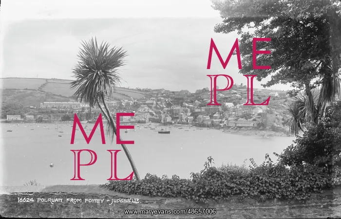 : View of Polruan from Fowey : View of Polruan from Fowey