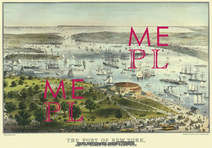: View of Port. New York City : View of Port. New York City