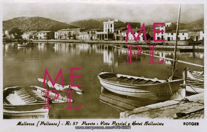 : View of the port of Pollensa, Majorca, Spain : View of the port of Pollensa, Majorca, Spain