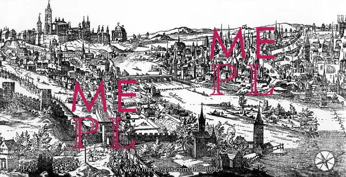 : View of Prague, 17 Century : View of Prague, 17 Century