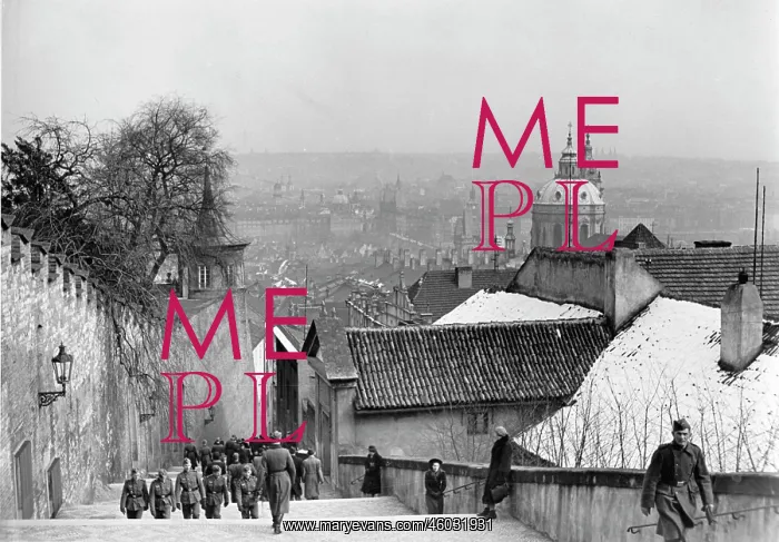 : View from the Prague Castle on the city : View from the Prague Castle on the city