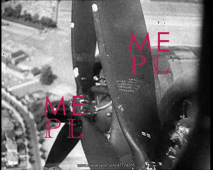 : View of the Propellers Of An American Liberator : View of the Propellers Of An American Liberator